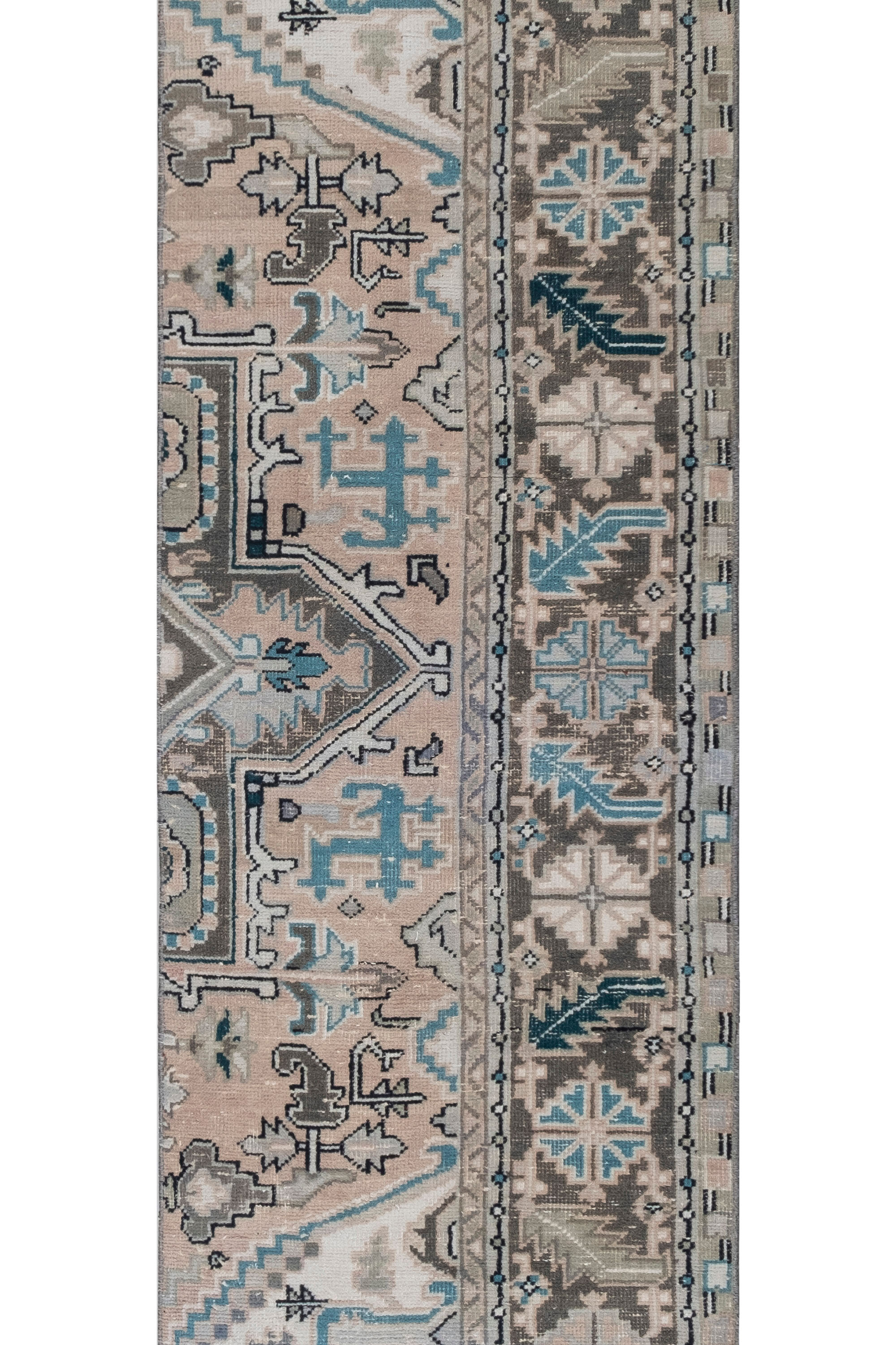 Coureur turc Oushak 74 x 328 cm