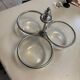 Royal signature pewter and crystal servant