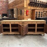 Huge mid-20th century sideboard in solid oak
