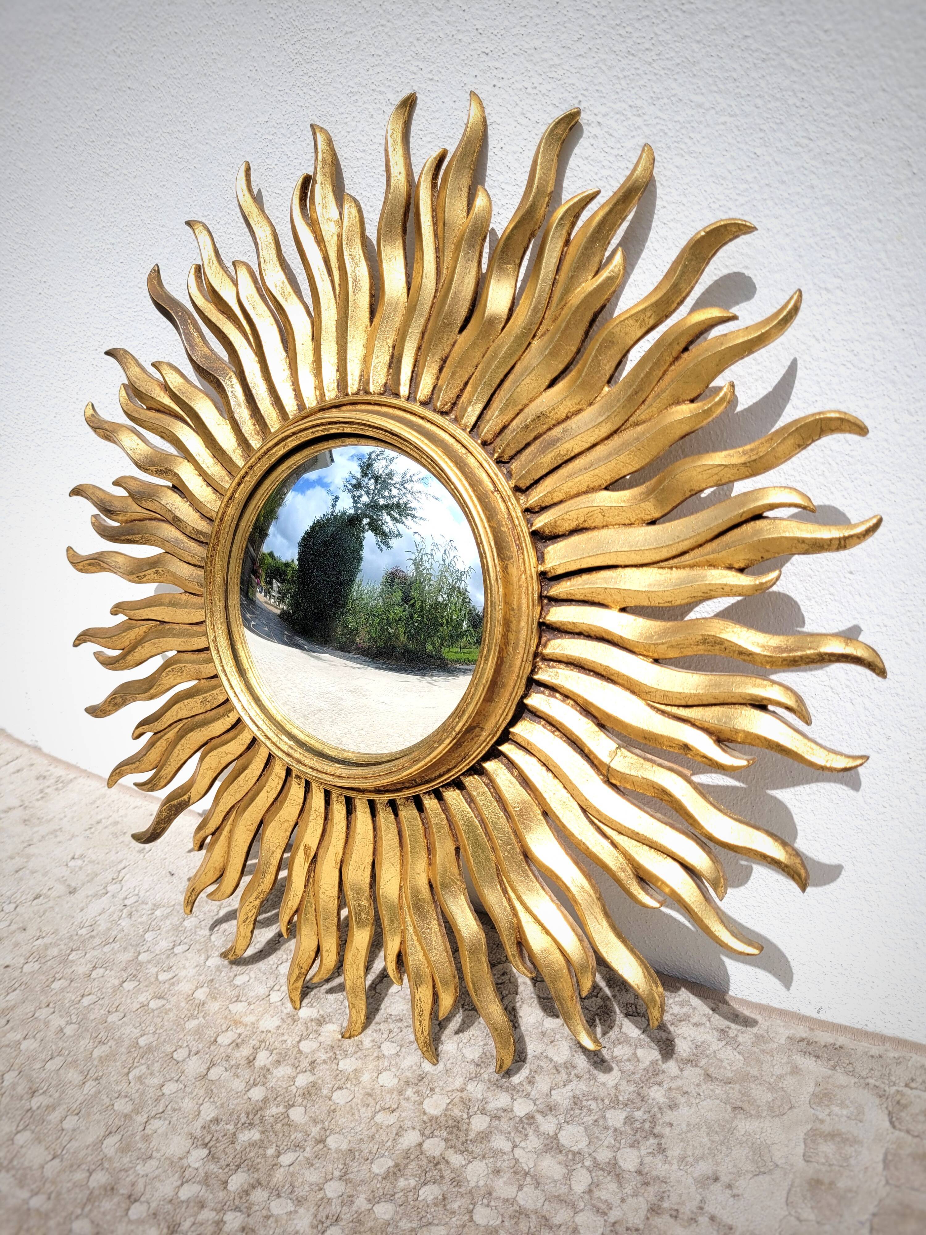 Mirror convex sun 1970 55cm