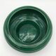 green ceramic flat cup 1950 saint clement signed B Letalle 16 cm