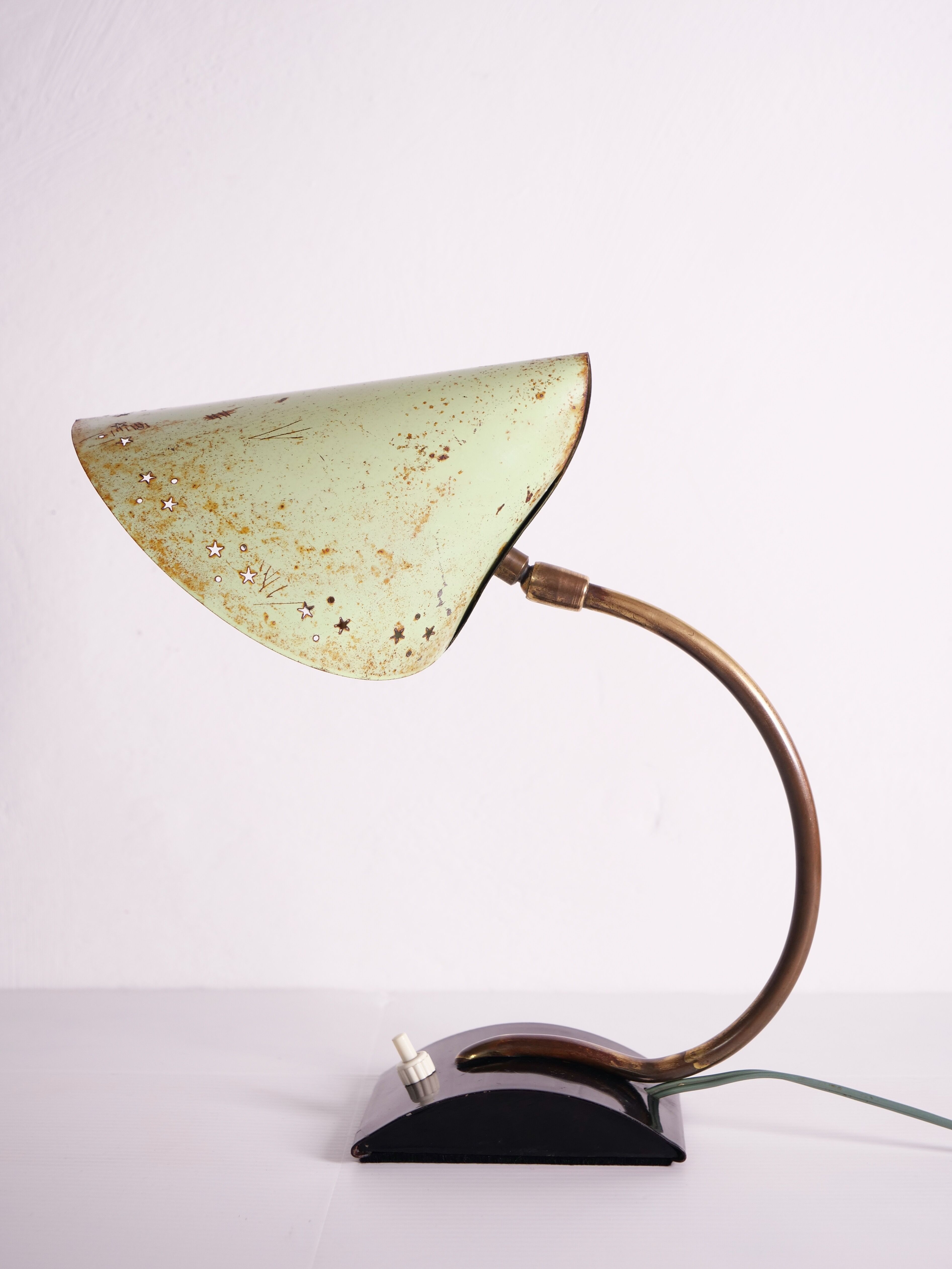 Cocotte lamp Eastern rusty deco