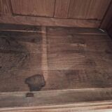 Old bathroom cabinet with marble