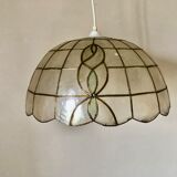 Art Nouveau mother-of-pearl pendant lamp