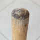 Vintage stool in patinated natural wood