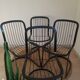 Set de 4 chaises vintage Cidue Italie années 70