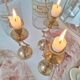 Brass star candlestick