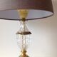 Lamp art deco crystal
