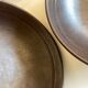 set of 4 plates cap in Scandinavian potter's sandstone Sweden 1960