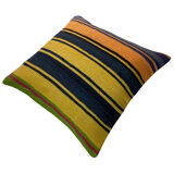 Vintage turkish kilim cushion cover, 60x60 cm