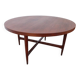 Vintage teak coffee table in 60s-70s style, retro style.