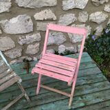 Pair of folding chairs 50s