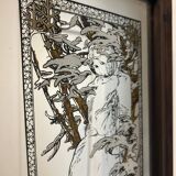 mirror Alphonse Mucha model Winter