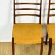 3 chaises scandinave 1960