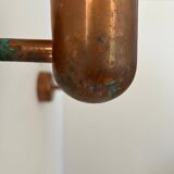 Pair of vintage copper wall lights, Denmark 1970s