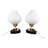 Paire de lampes de table ou de chevet du milieu du siècle