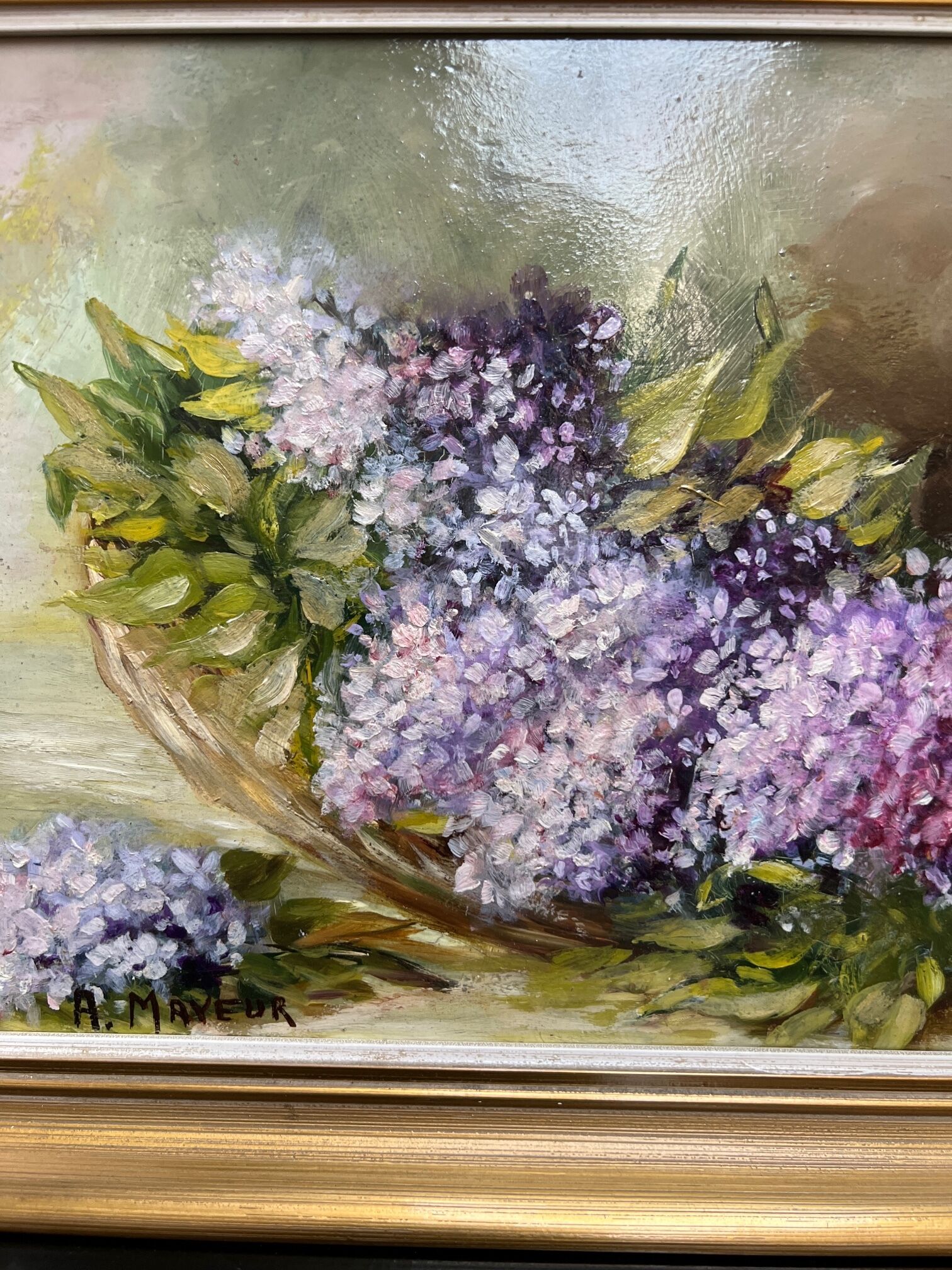 A. Mayeur Lilacs still life