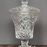 Solid crystal candy box. 24% lead.