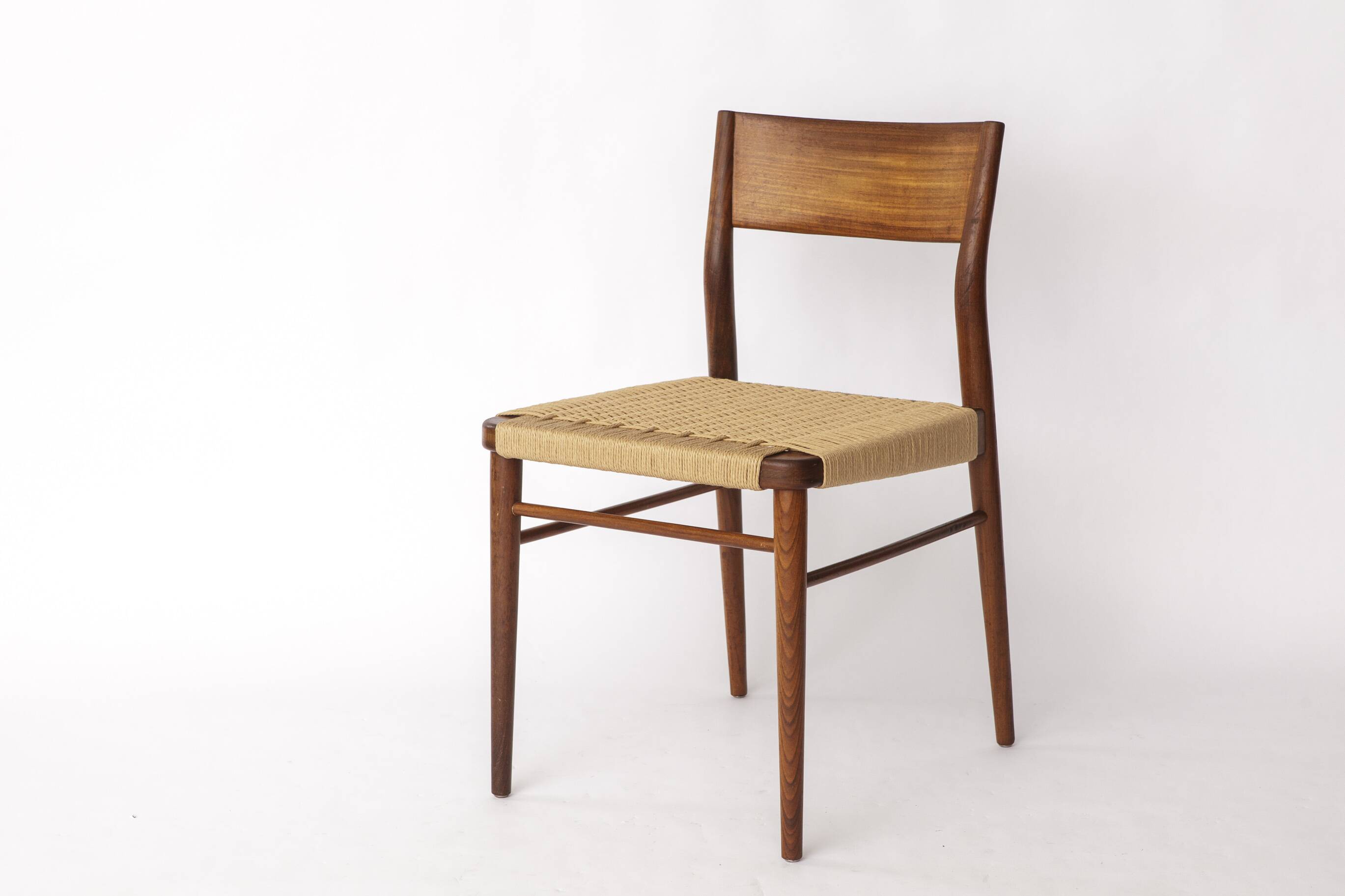 2 of 16 Teak Dining Chairs by Georg Leowald for Wilkhahn, Germany