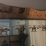 Mirror - venetian art-deco coat holder 126x193cm