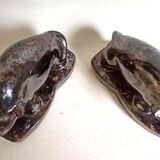 Pair of bookends 1960s Stylised Bull