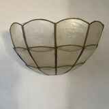 Pair of mother-of-pearl wall lights