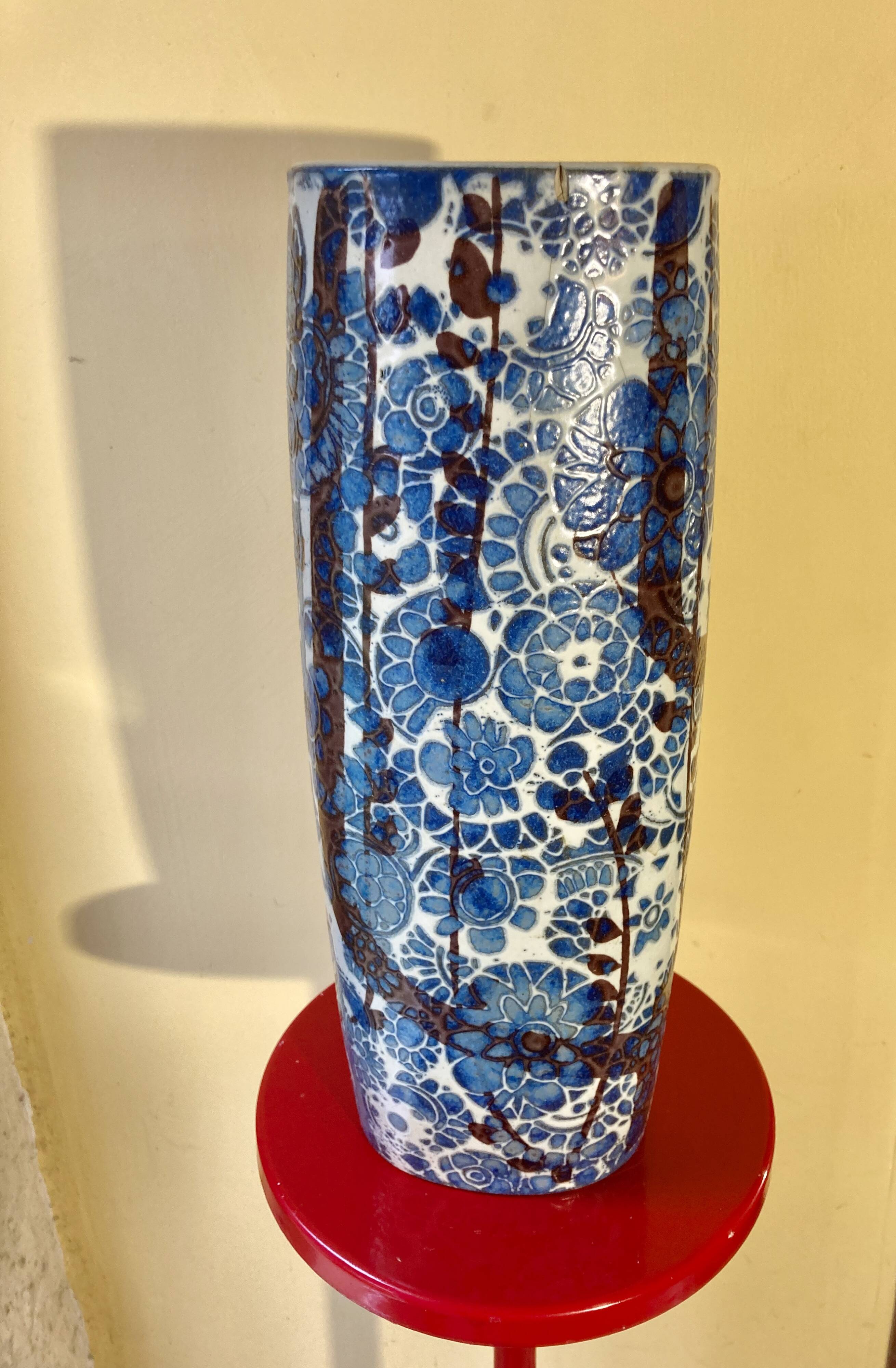 Danish vase - Baca - Johanne Gerber - Royal Copenhagen - Denmark - vintage size XXL