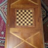 Coffee table with integrated chessboard