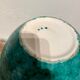 Vase ball art deco turquoise 1940