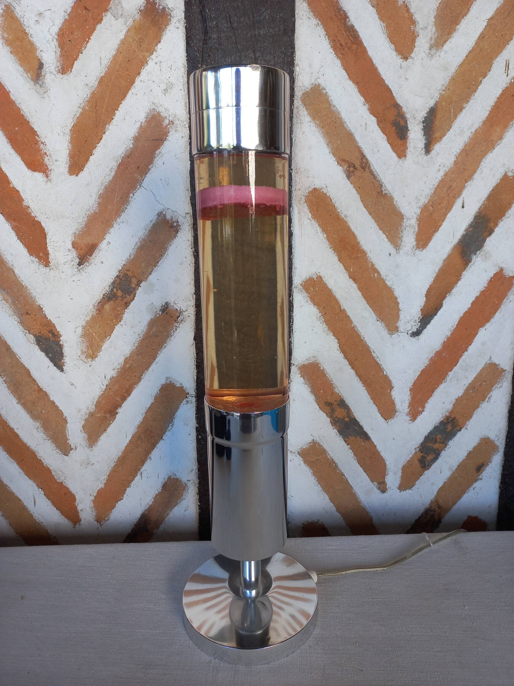 Vintage wax lava lamp