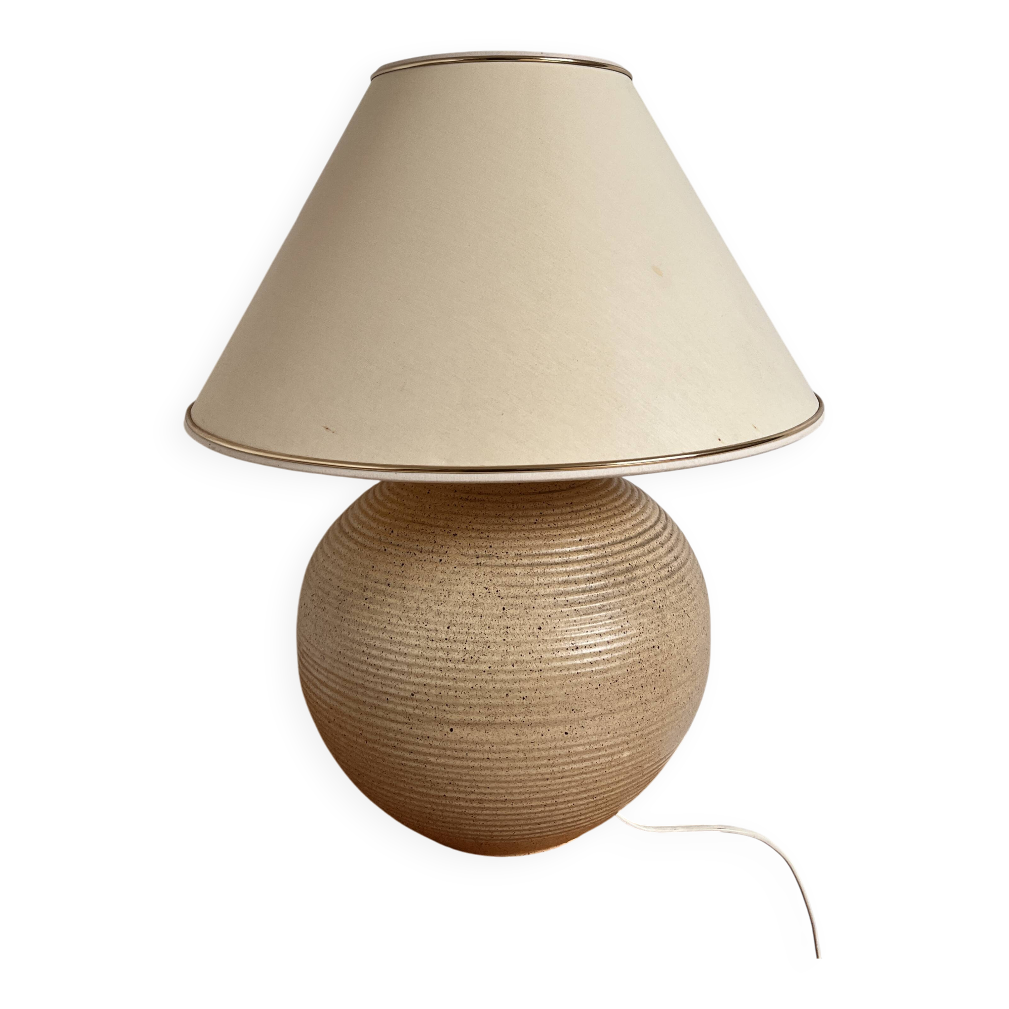 Vintage stoneware lamp