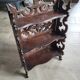 Small carved wooden shelf