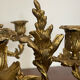 Paire de chandeliers en bronze 19ème