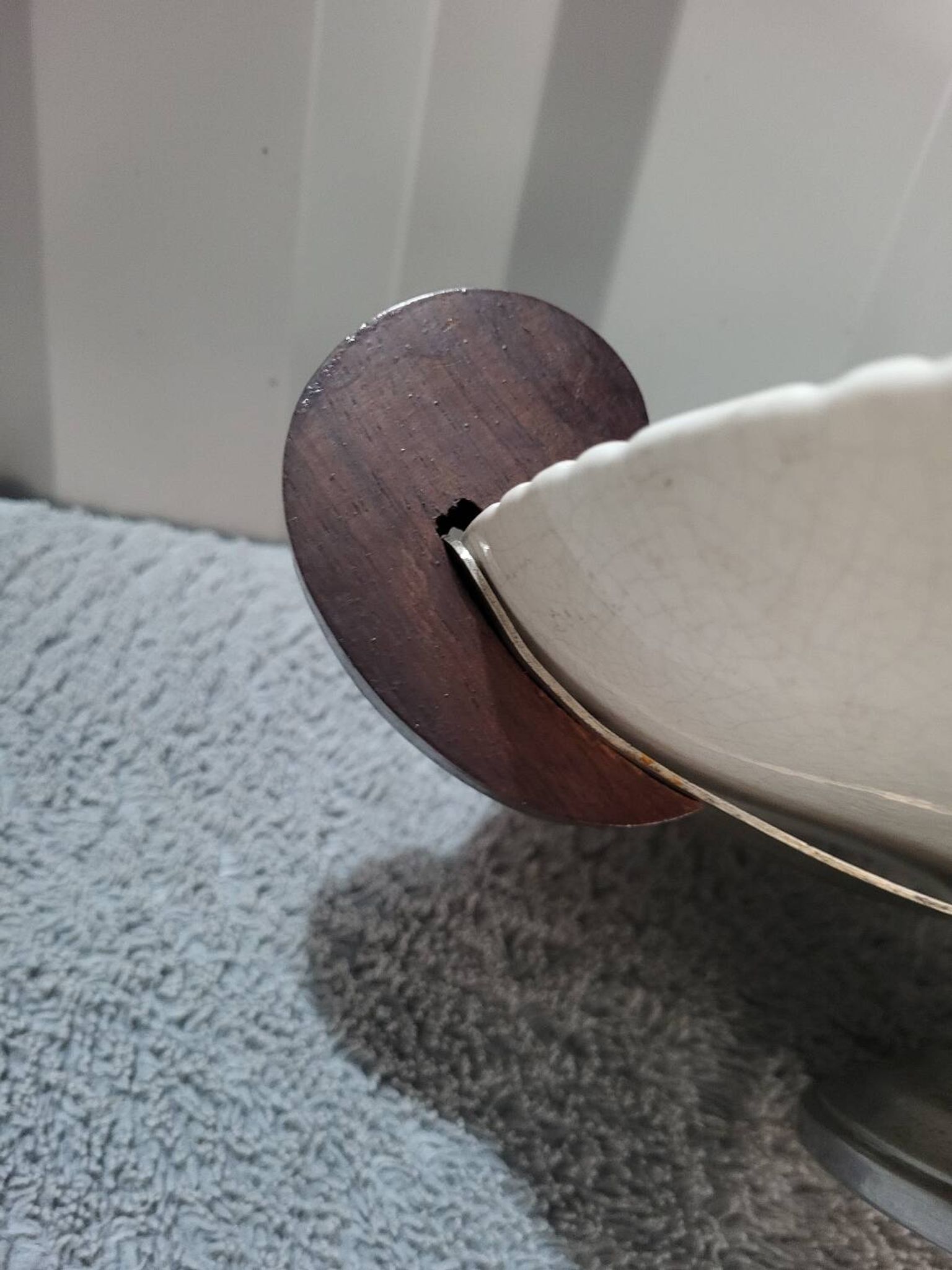 Authentic antique vintage fruit bowl in good condition
