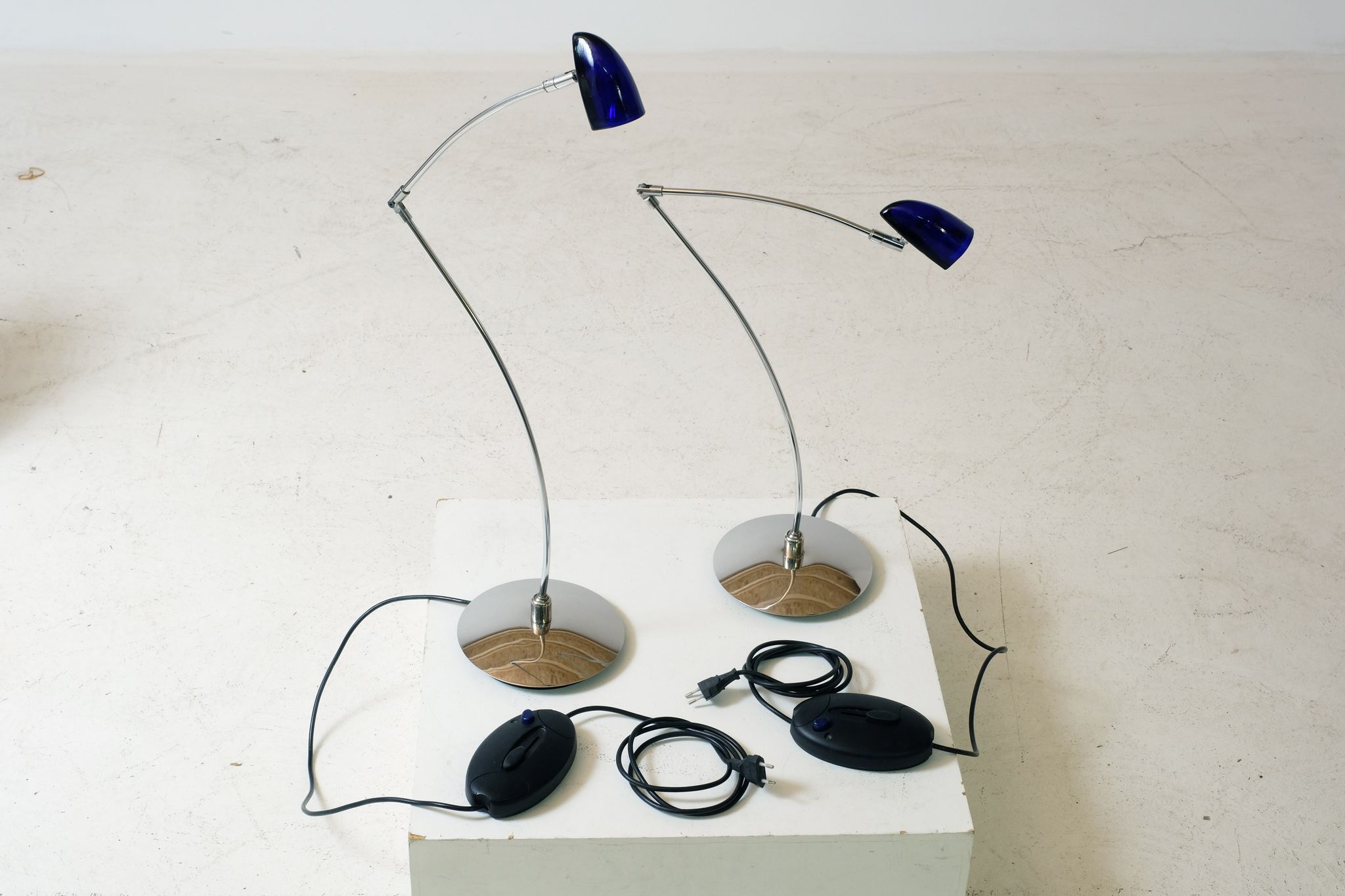 Paire de lampes Harco Loor Design 1980
