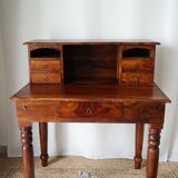 Happiness of the day in solid walnut 20th century