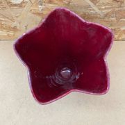 Antique Vase Corolle J. GUET Ceramic Pink Speckled Vintage