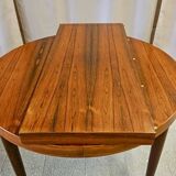 Table à manger extensible danoise en palissandre 1960
