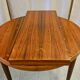 Danish mid-century extendable rosewood dining table 1960s