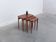 Nesting tables in teak & oak by Svend Åge Madsen, 1960s