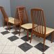 set of 4 Teak Kai Kristiansen chairs  for  Schou Andersen 1960s Denmark