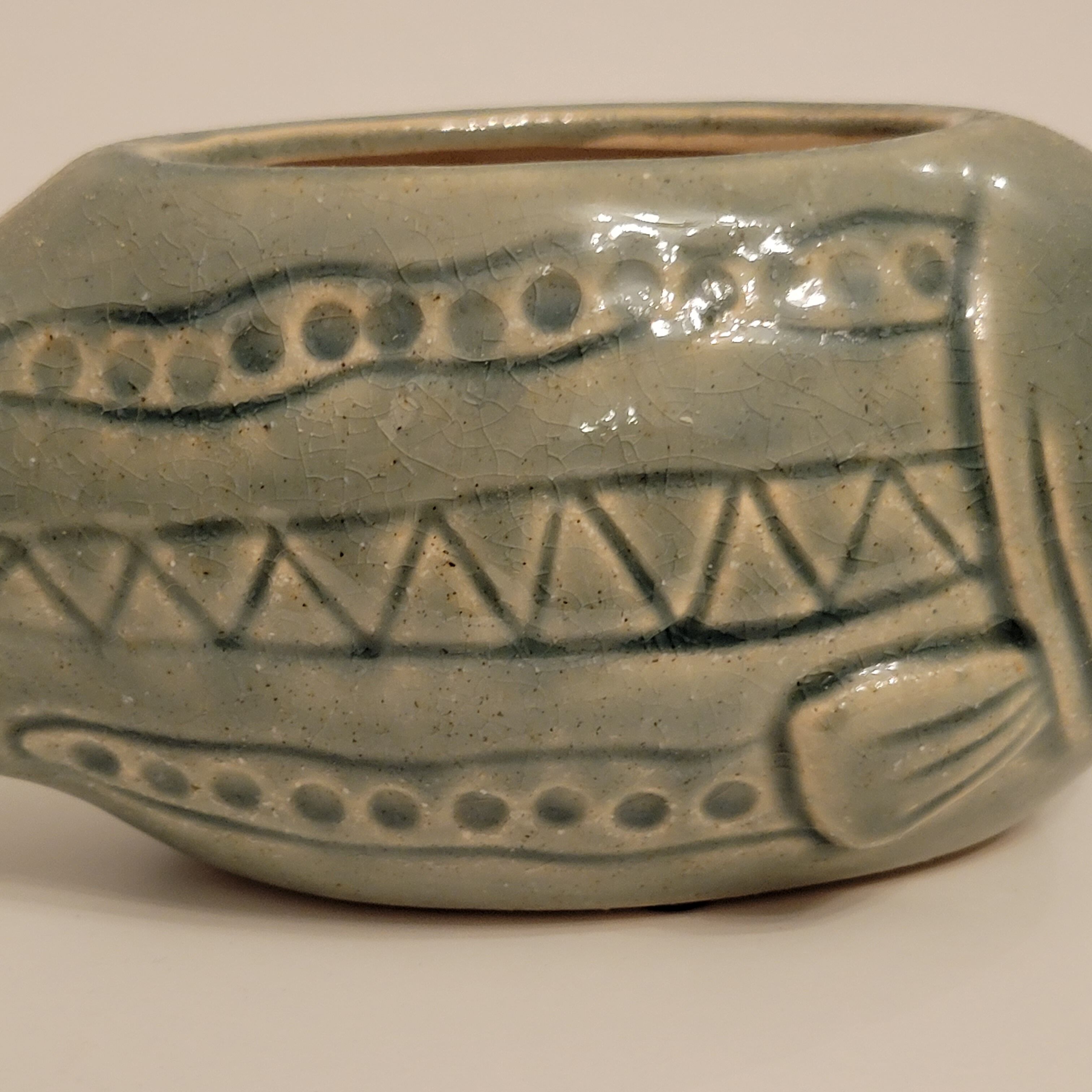 Fish ceramic pot cover