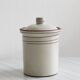Vintage ceramic spice jar with lid