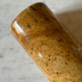 Round marble tube vase