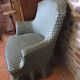 Pair of Napoleon III toad armchairs
