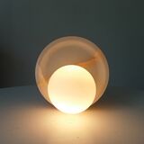 Pair of modern wall sconces Onyx and Opaline