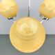 1950s Chrome & Frosted Glass Chandelier