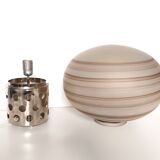 Lampe de Bureau en Verre Murano Marron par Sabattini et Diaz de Santillana pour VeArt