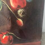 Bouquet of Flowers, oil on canvas, signed