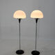 Pair of two floor lamps by Jaroslav Bejvl for Lidokov, 1960s